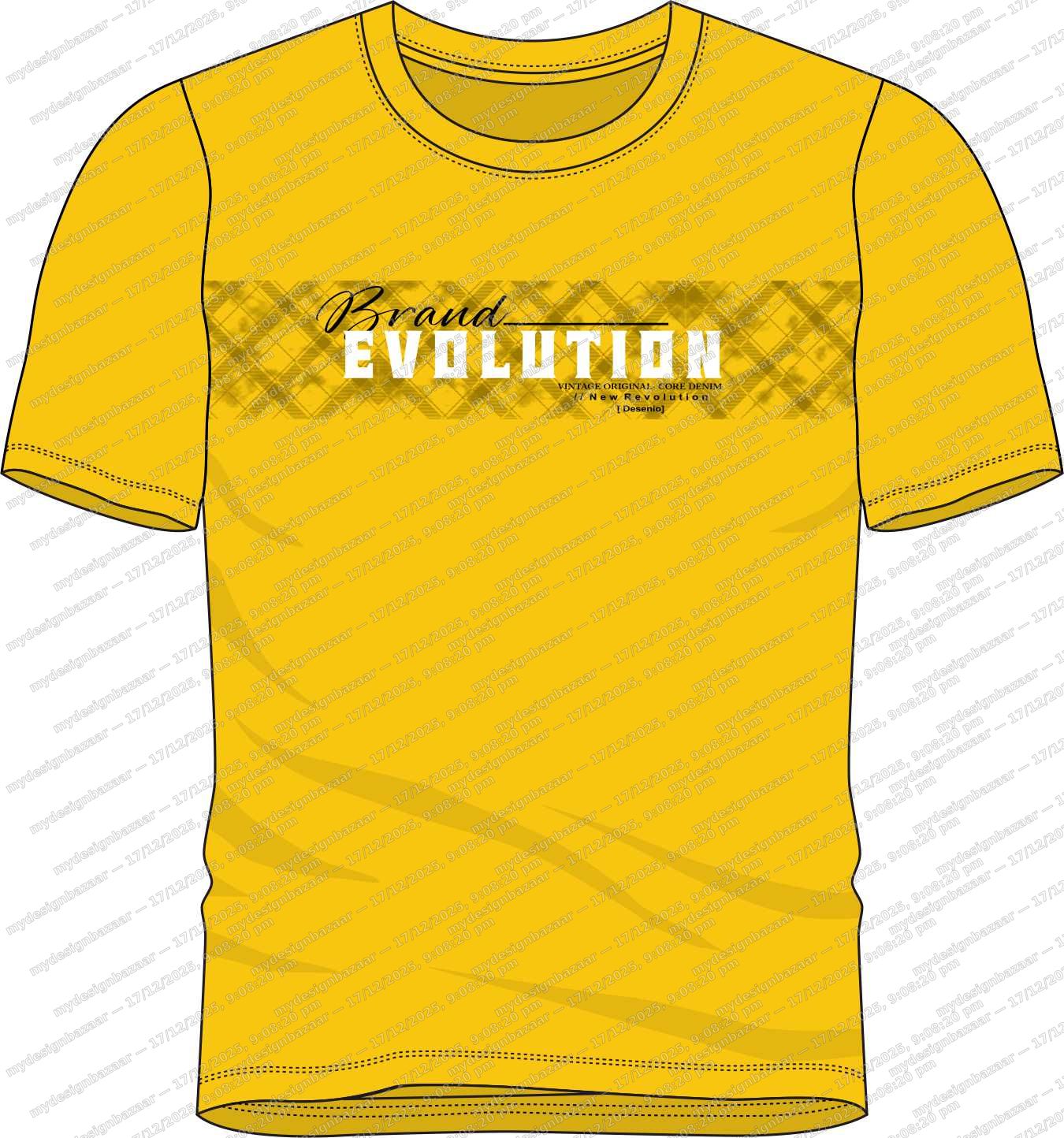 Add a vibrant touch to your everyday wardrobe with this men’s HD metallic printed T-shirt - Image 2