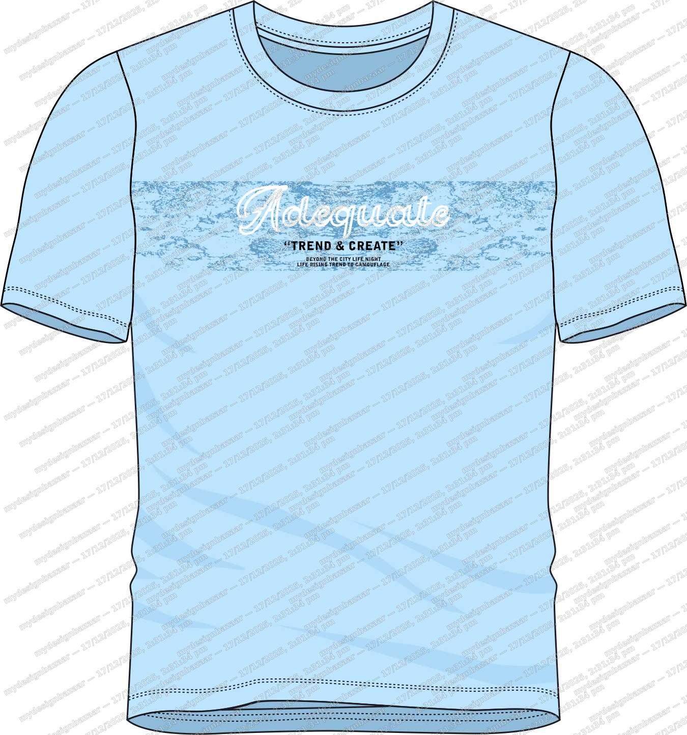 Add a touch of modern elegance to your casual wardrobe with this men’s HD metallic printed T-shirt - Image 2