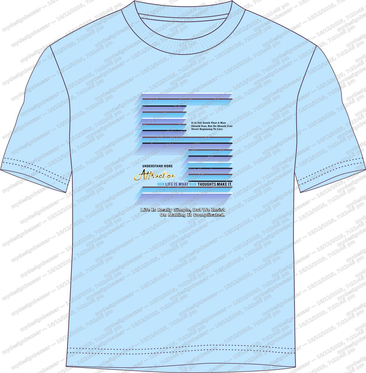 Step into effortless style with this men’s chest printed T-shirt featuring a sleek - Image 2