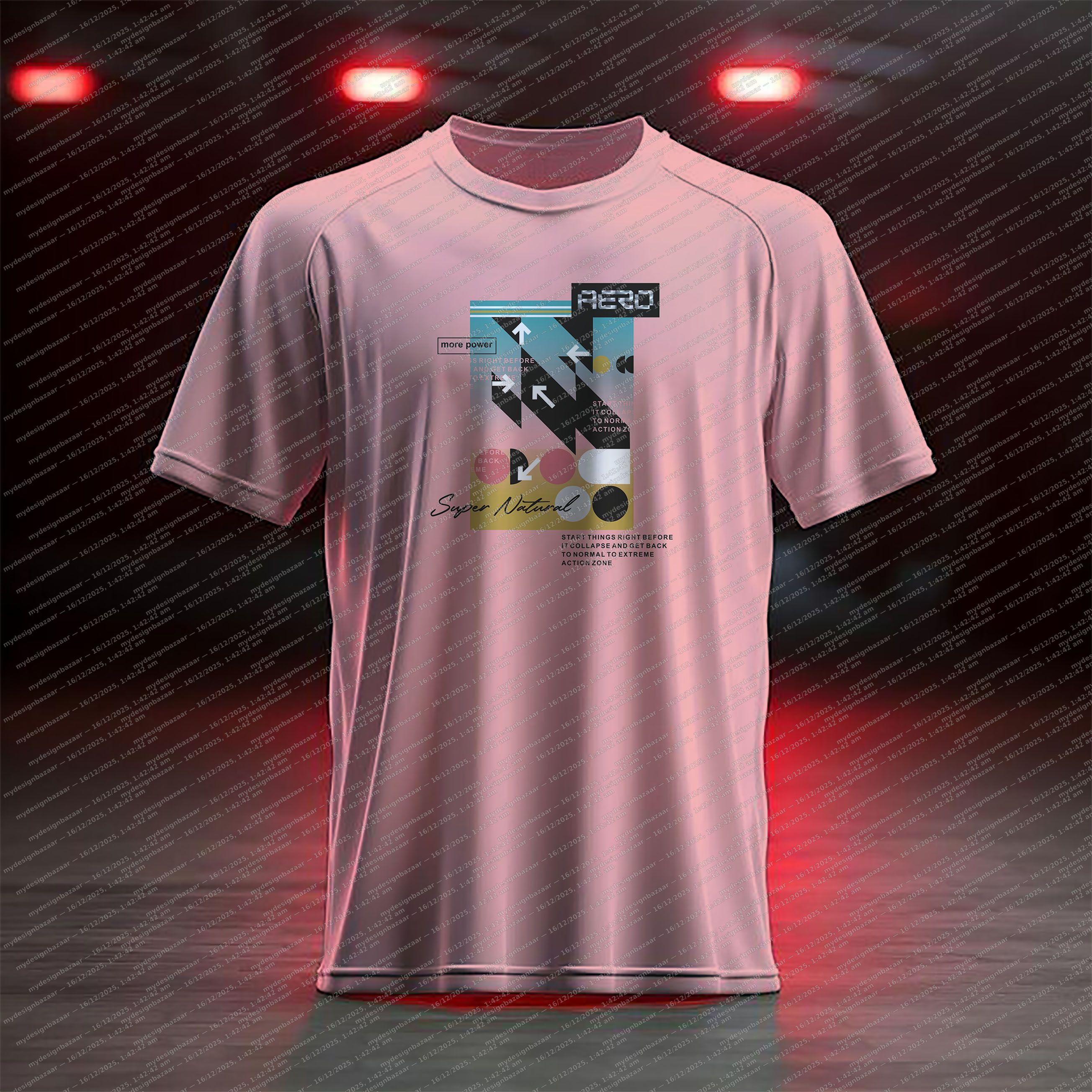 Elevate your everyday look with this Men’s Chest Printed T-Shirt with Stricker - Image 1