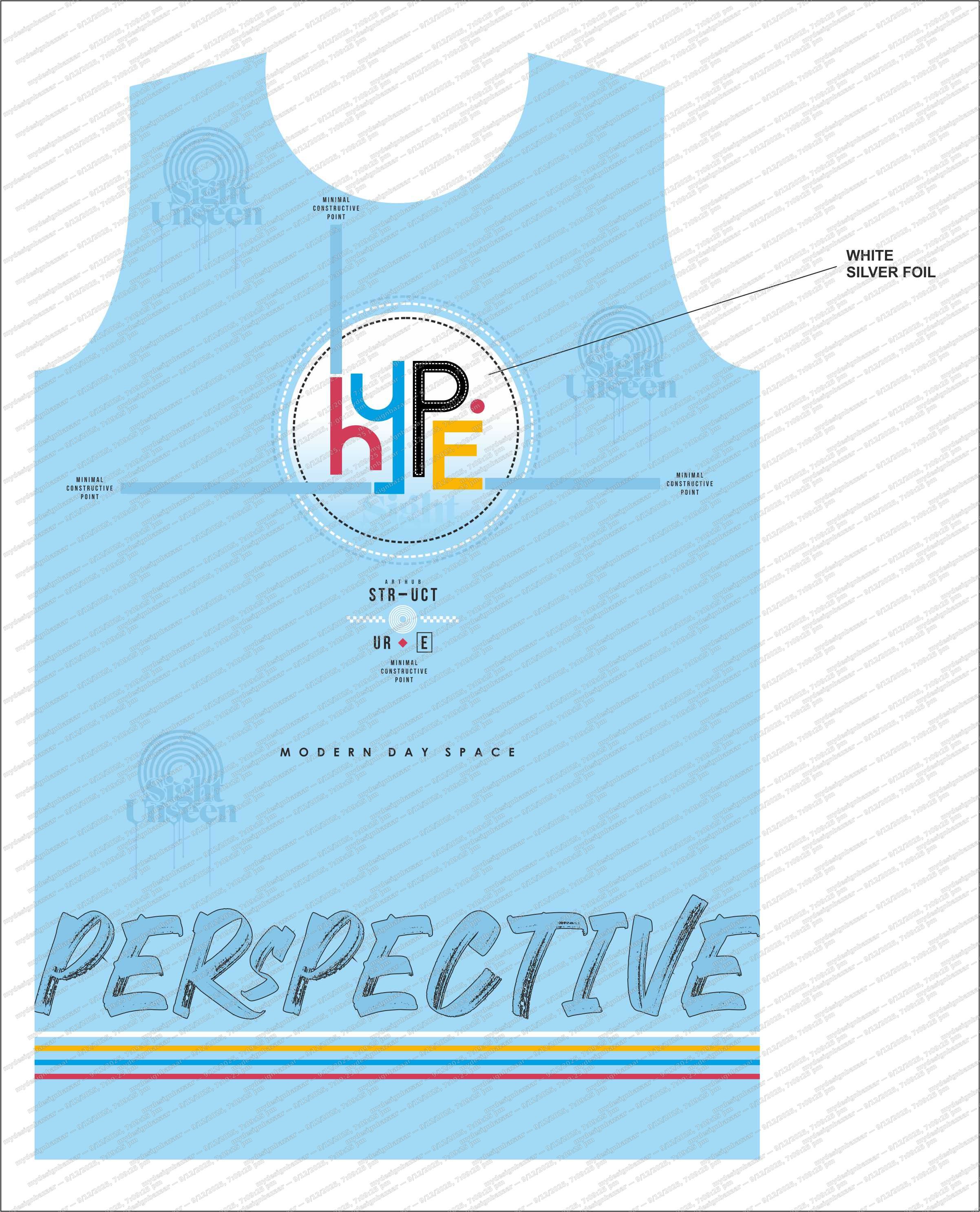 Men’s Perspective Graphic Printed T-Shirt - Image 2