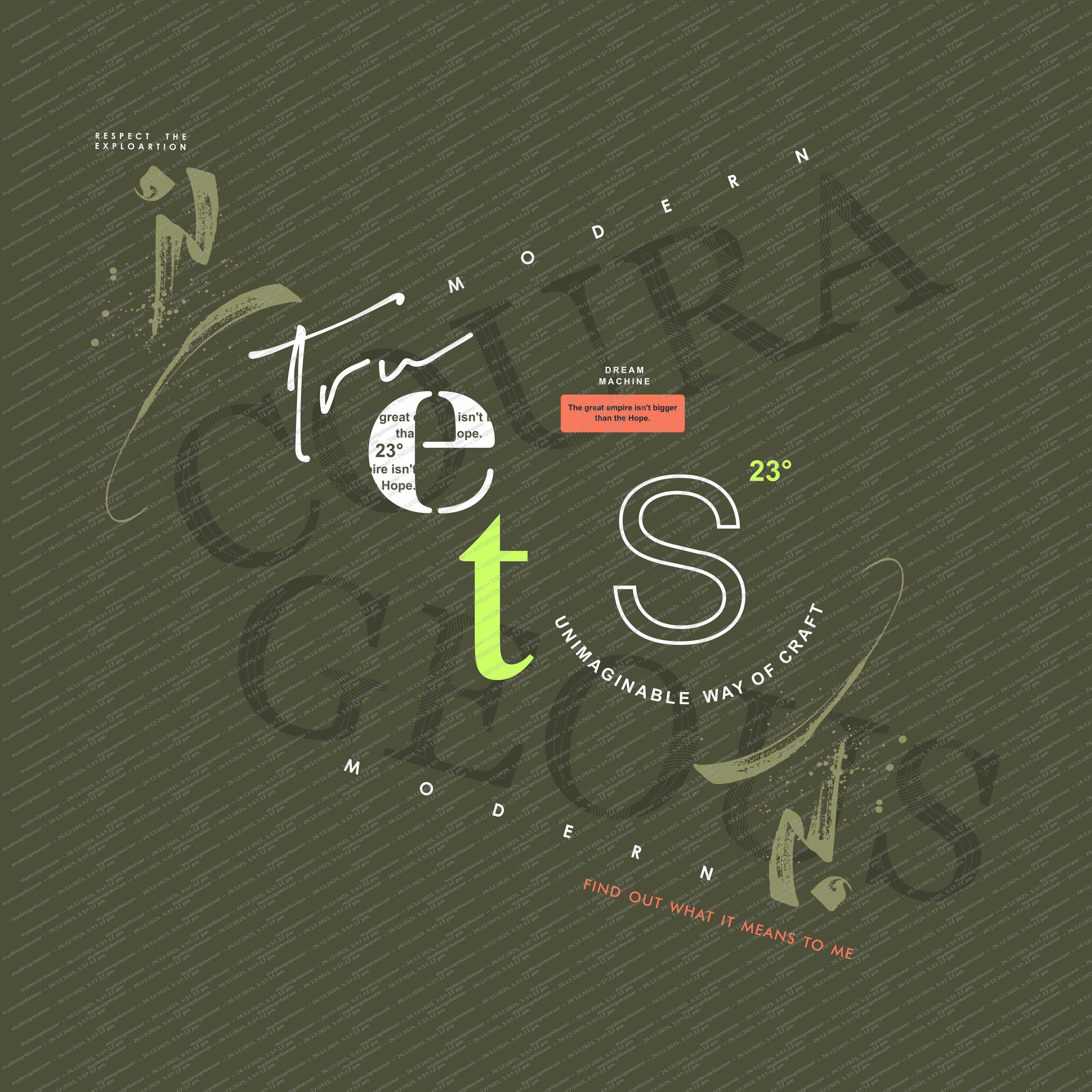 Men’s Graphic Printed T-Shirt – Modern Utility Style - Image 3