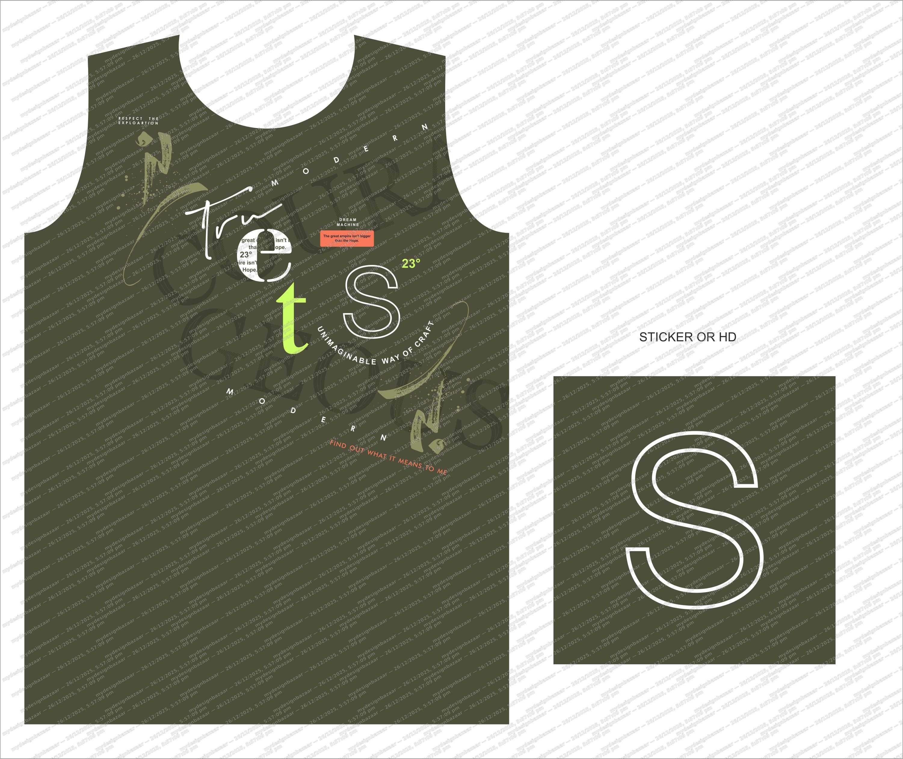 Men’s Graphic Printed T-Shirt – Modern Utility Style - Image 2