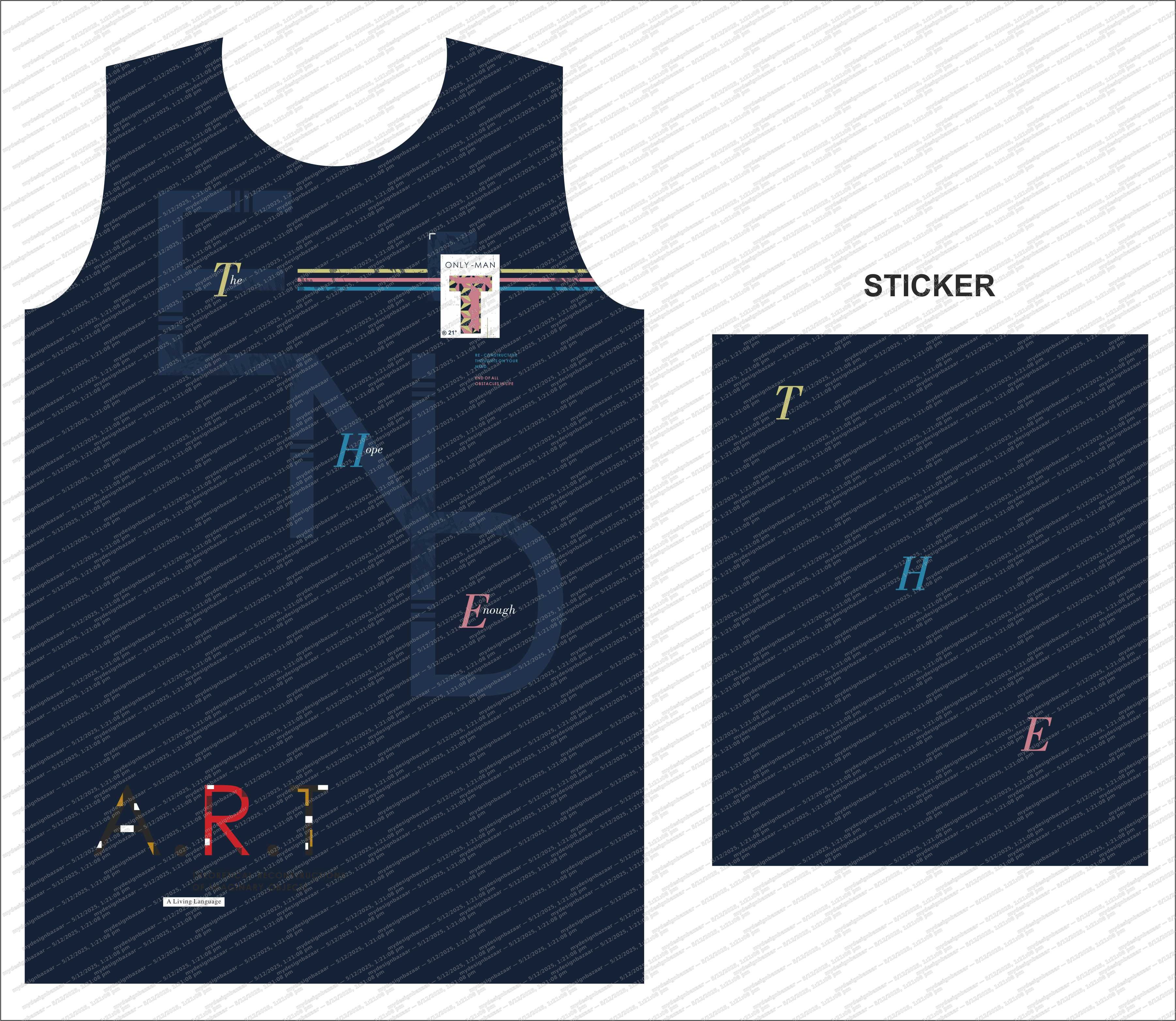 Men’s Printed T-Shirt with Stricker Design - Image 2