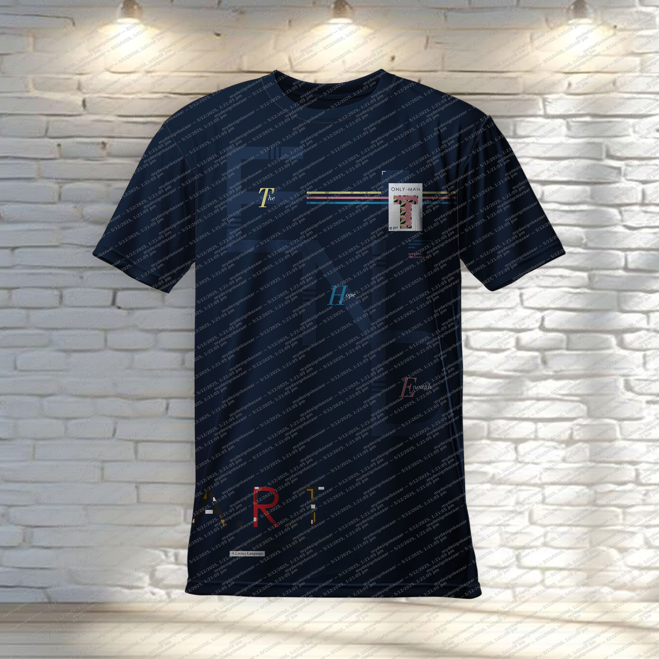 Men’s Printed T-Shirt with Stricker Design - Image 1