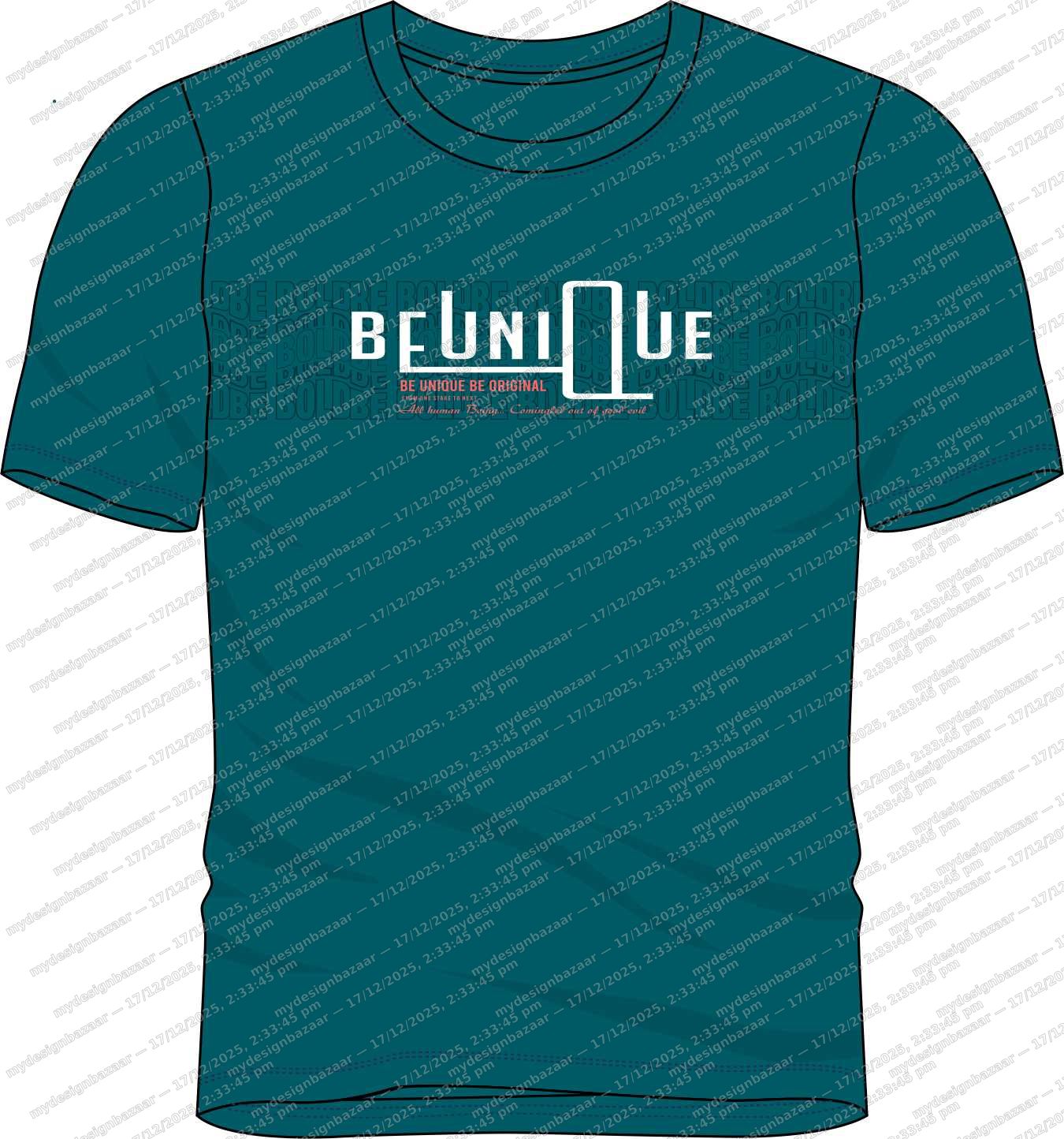 Make a confident style statement with this men’s HD metallic printed T-shirt. - Image 2