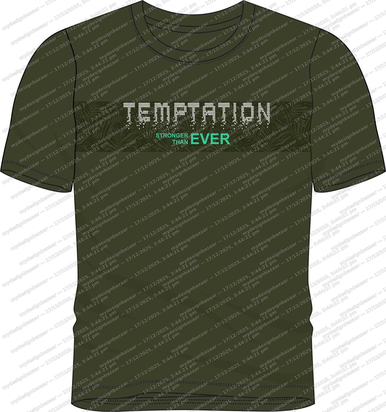 Upgrade your everyday style with this men’s HD metallic printed T-shirt - Image 2