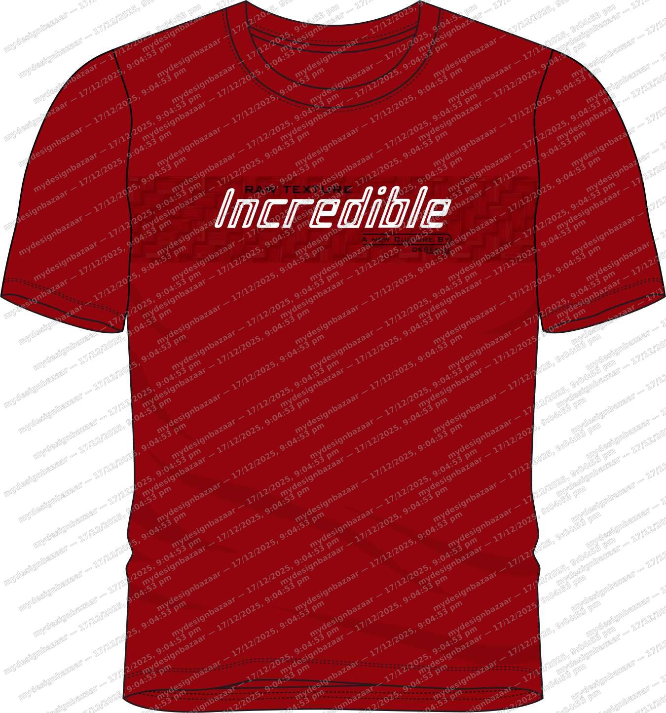 Make a confident style statement with this men’s HD metallic printed T-shirt - Image 2