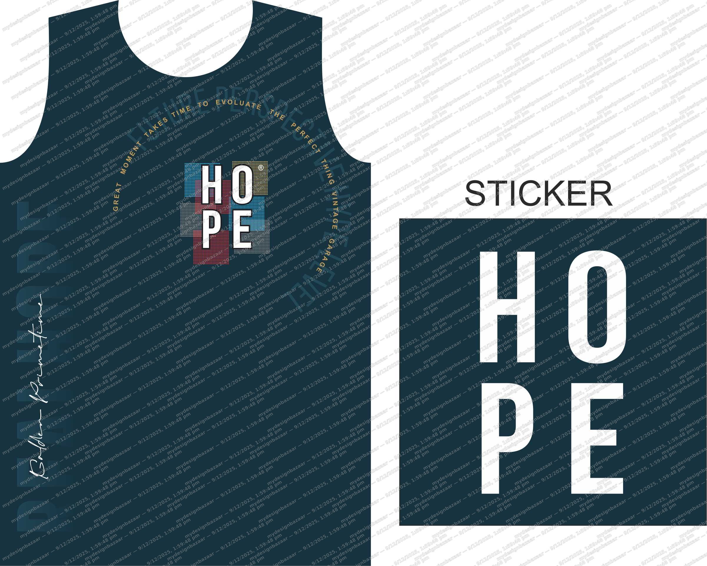 Men’s Printed Graphics T-Shirt with Sticker - Image 2
