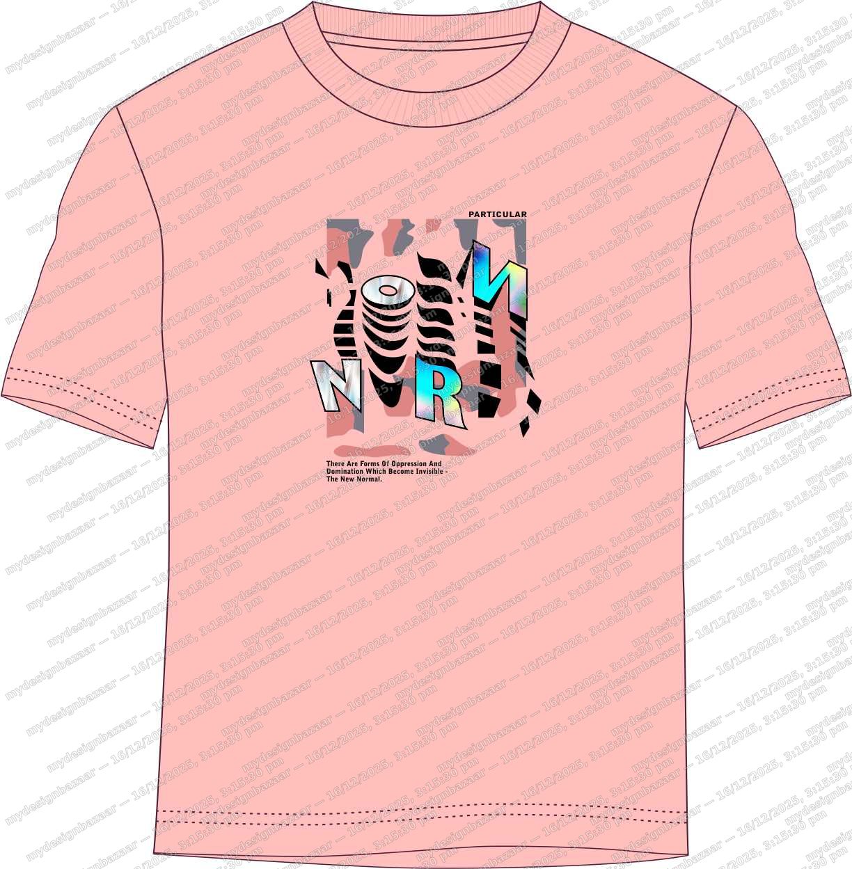 Upgrade your everyday style with this modern men’s chest printed T-shirt - Image 2