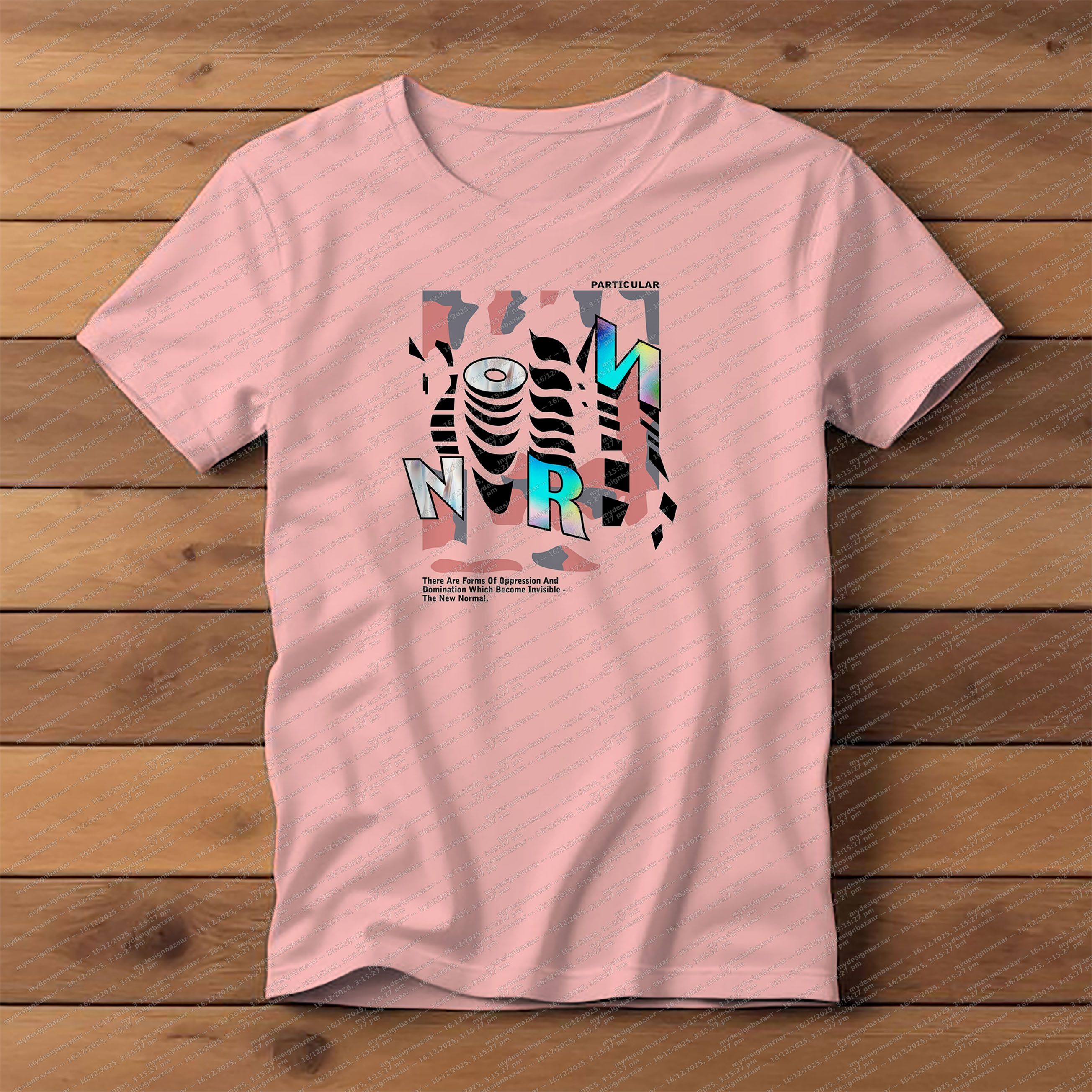 Upgrade your everyday style with this modern men’s chest printed T-shirt - Image 1