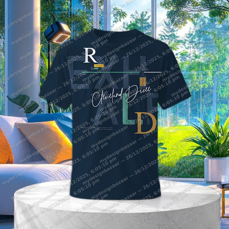 Men’s Graphic Printed T-Shirt – Refined Urban Casual - Image 1