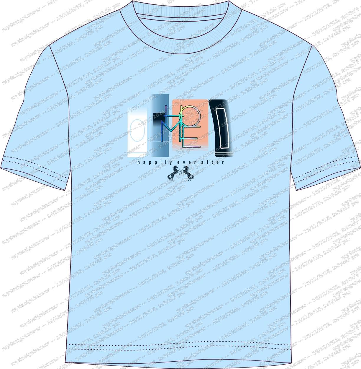 Add a modern touch to your casual wardrobe with this men’s chest printed T-shirt - Image 2