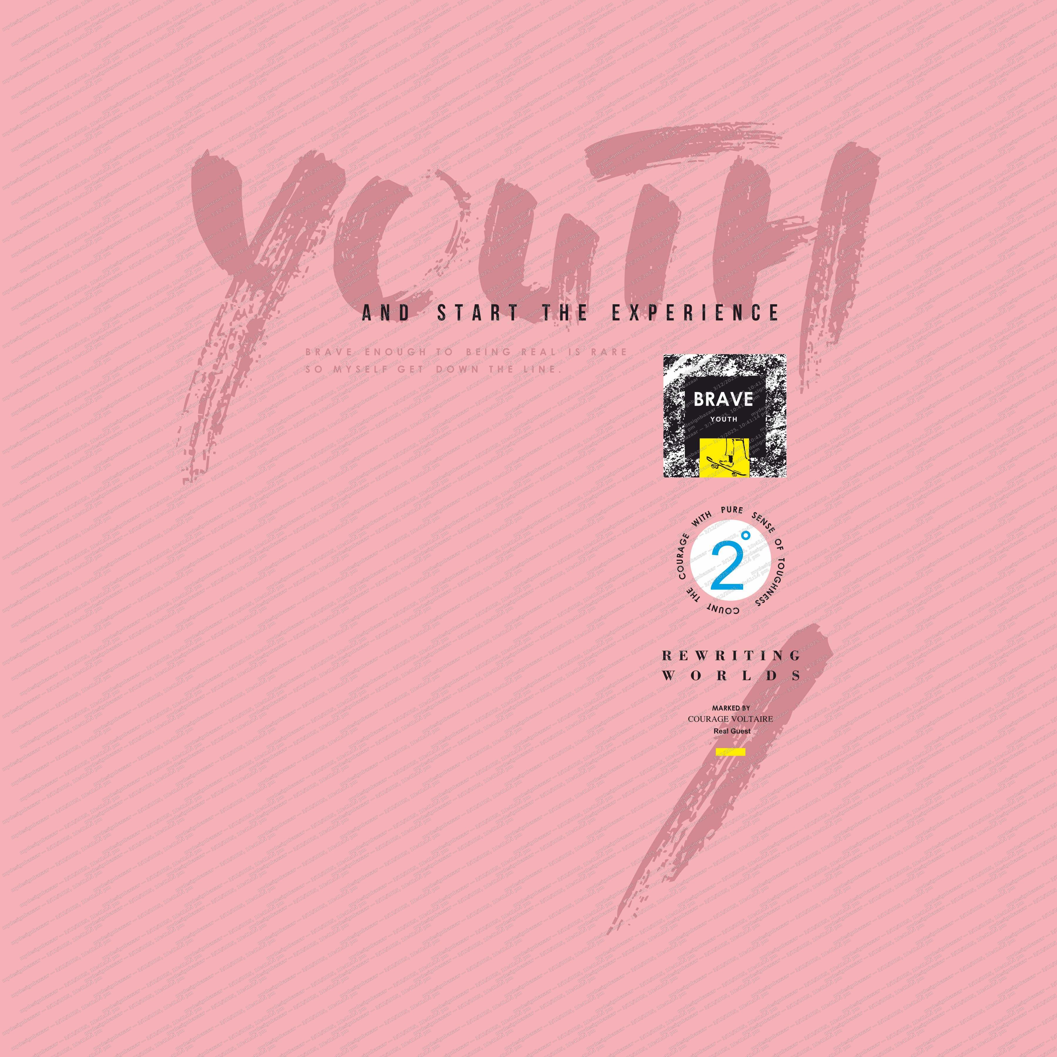 Men’s “YOUTH EXPERIENCE” Striker Printed T-Shirt - Image 3
