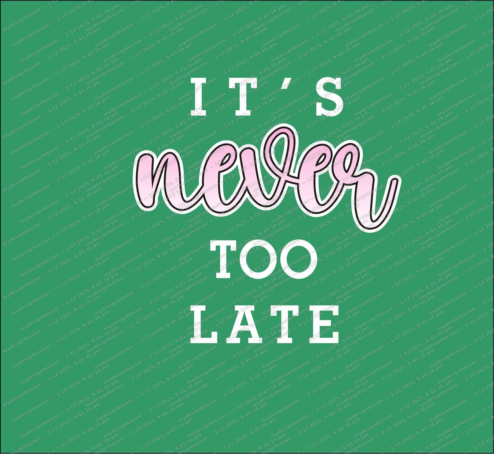 It’s Never Too Late - Image 4