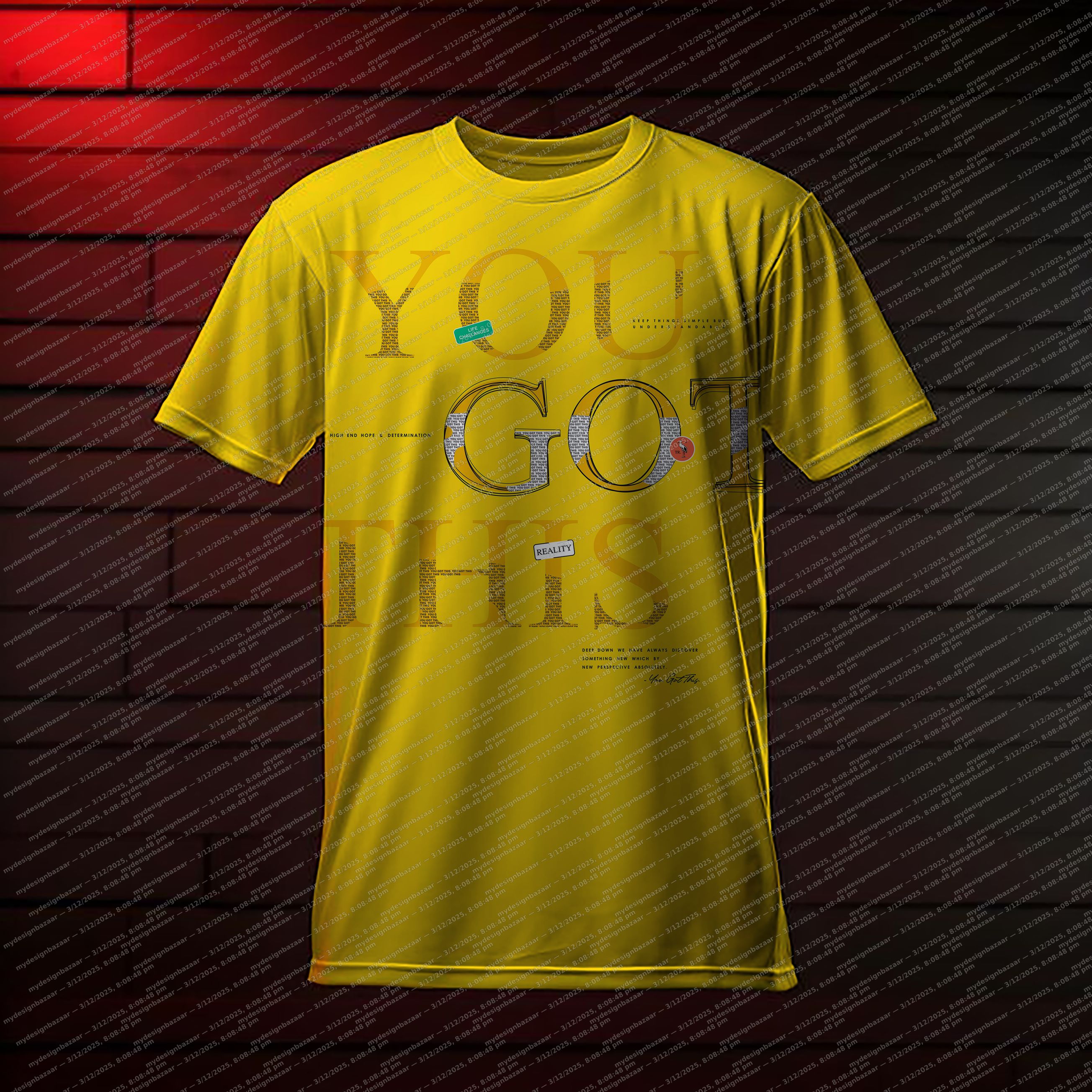 Men’s Motivational Printed T-Shirt – “YOU GOT THIS” - Image 1