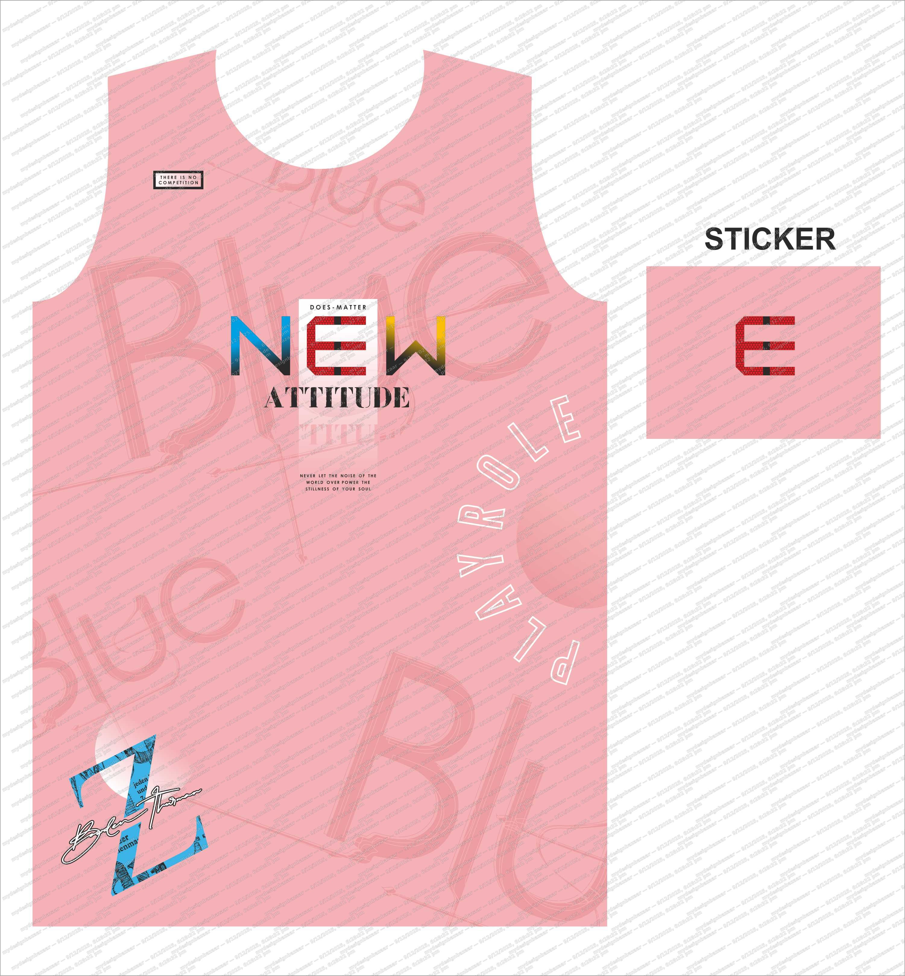 Men’s New Attitude Graphics Printed T-Shirt - Image 2