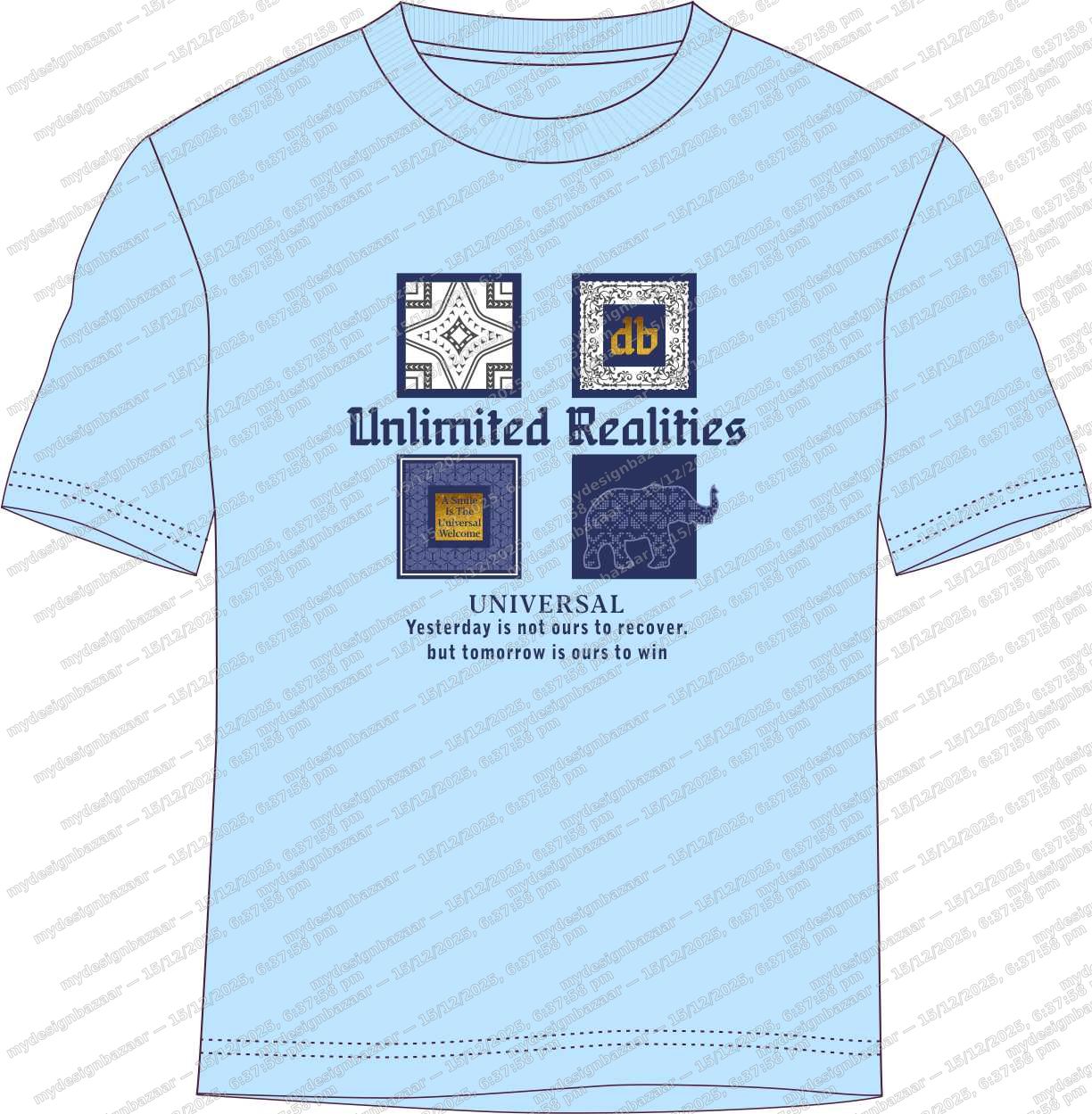 Men’s Chest Printed T-Shirt – Contemporary Graphic Style - Image 2
