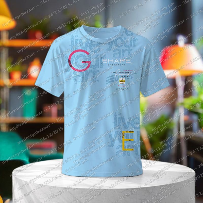 Men’s Graphic Printed T-Shirt – Fresh Casual Statement - Image 1
