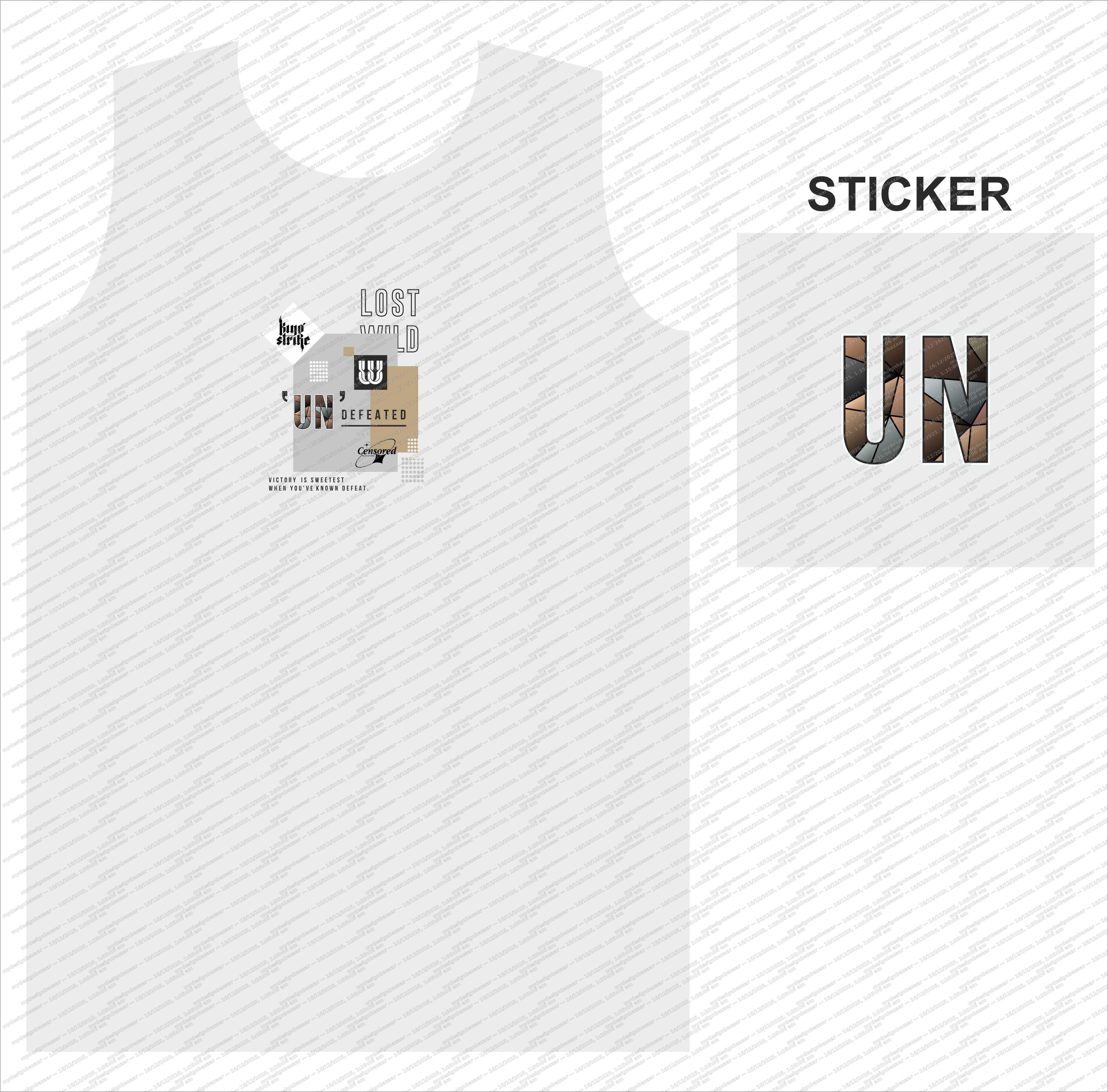 Step up your everyday style with this Men’s Chest Printed T-Shirt with Stricker - Image 2