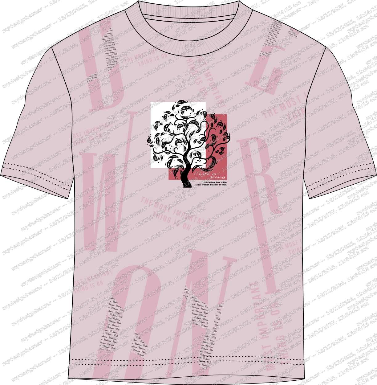 Men’s All-Over Printed Graphic T-Shirt | Artistic Casual Wear - Image 2