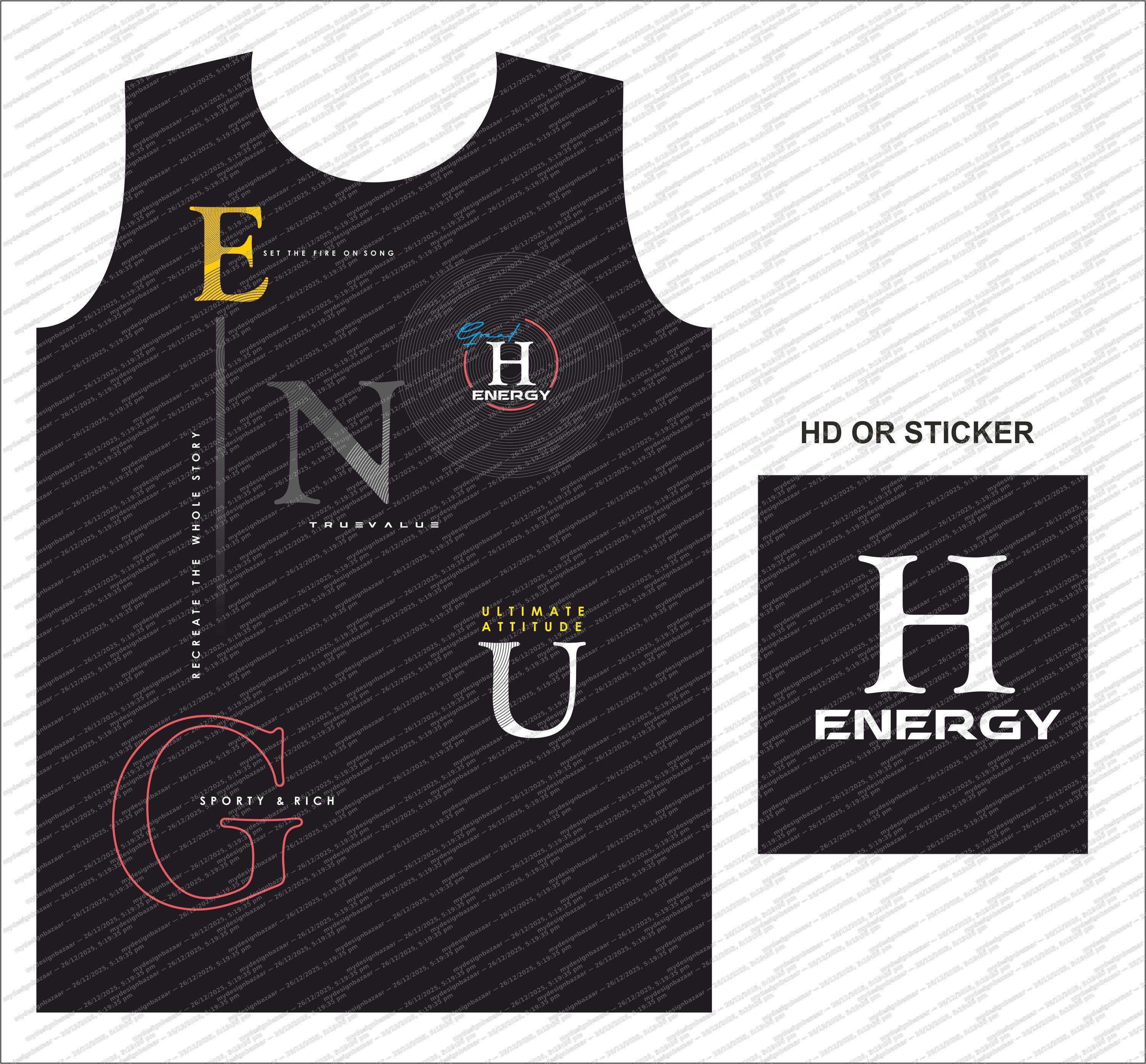 Men’s Graphic Printed Black T-Shirt – Bold Attitude, Modern Style - Image 2