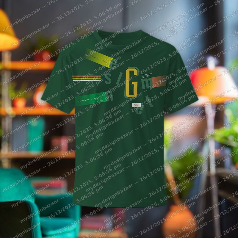 Men’s Graphic Printed T-Shirt – Bold Urban Casual - Image 1