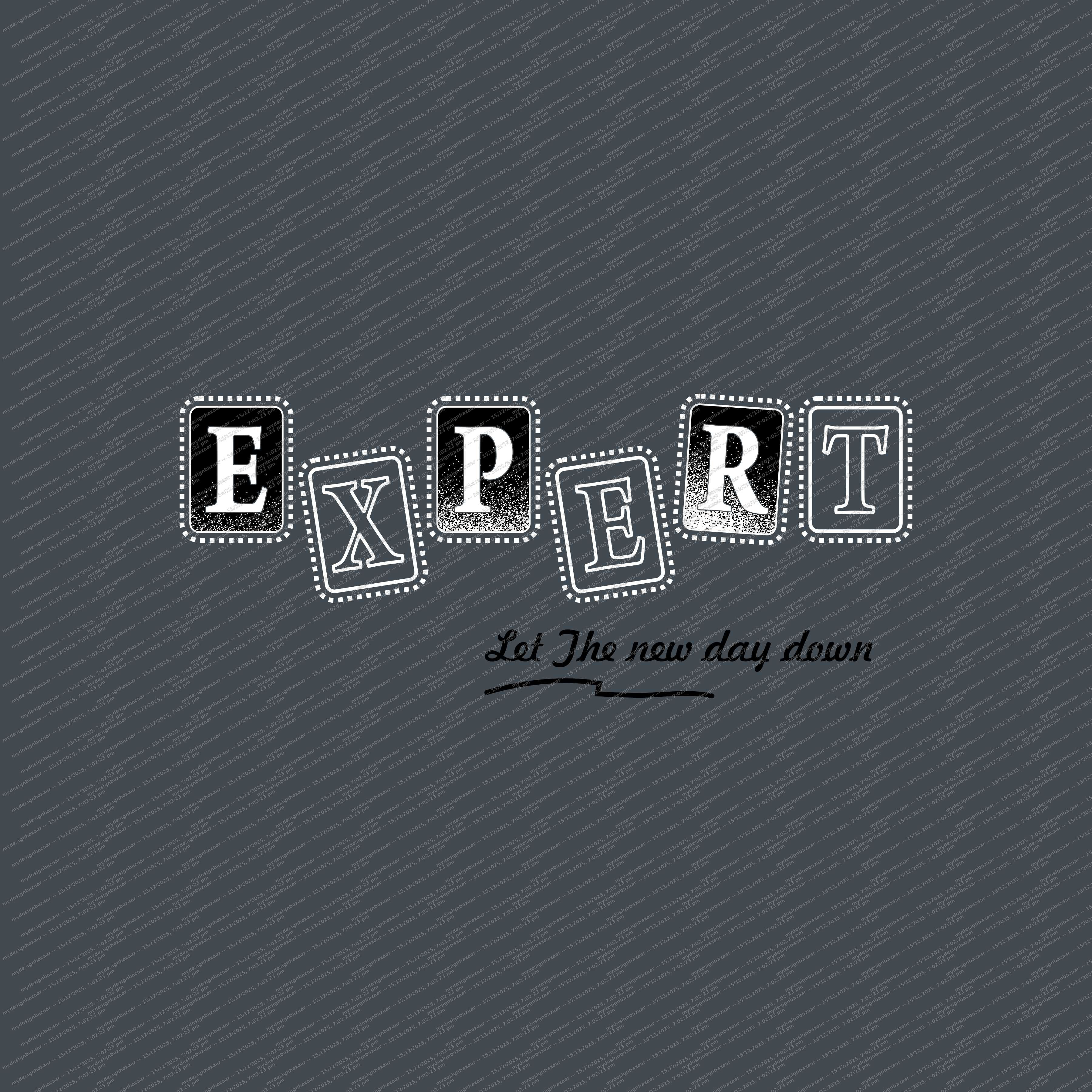 Men’s Chest Printed T-Shirt – Minimal Typographic Style - Image 3