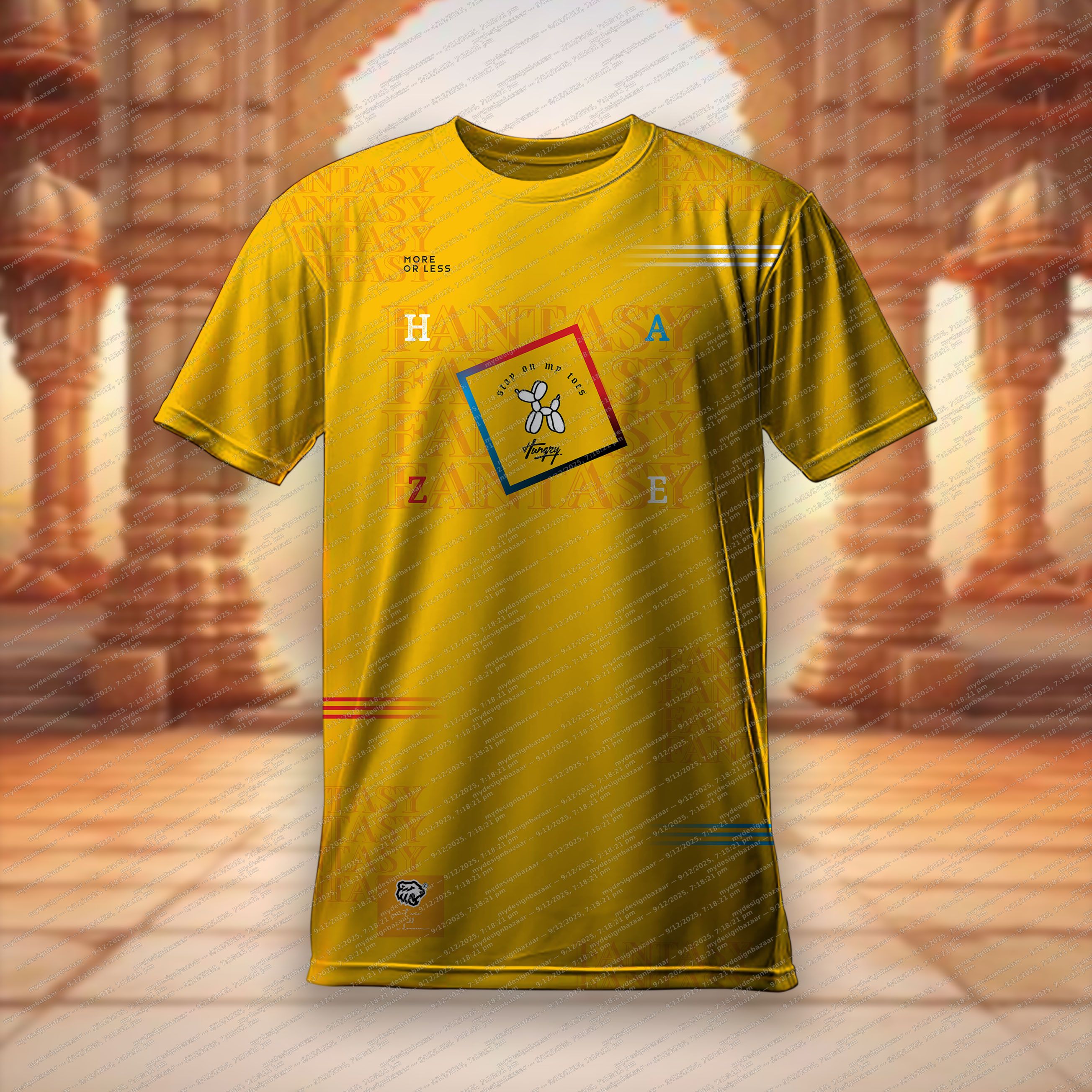 Men’s Fantasy Graphic Printed T-Shirt - Image 1